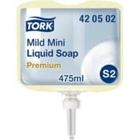 Tork Mild Mini Handzeep Vloeibaar Licht geparfumeerd S2 Wit 420502 475 ml