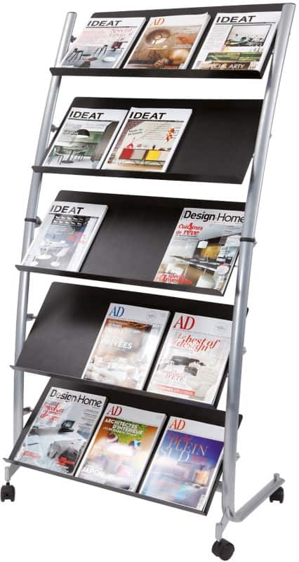 Alba Breed A4 Folderhouder Zwart DD5GM 820 (B) x 510 (D) x 1.660 (H) mm