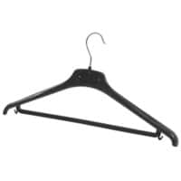 Alba Hangers PMBASIC PL Plastic 450 x 220mm Zwart 20 Stukken