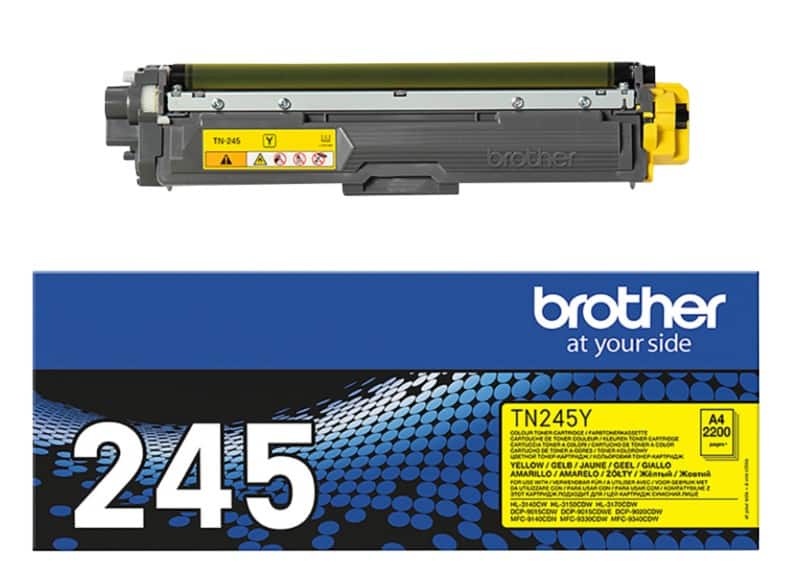 Brother TN-245Y Origineel Tonercartridge Geel