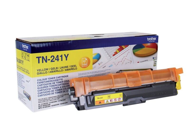Brother TN-241Y Origineel Tonercartridge Geel
