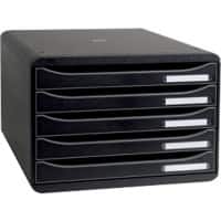 Exacompta Big-Box Ladeblok Zwart A4+ 43 mm PS (Polystyreen) 35,5 x 27 x 27,1 cm
