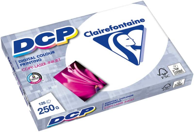 Clairefontaine DCP A4 Kopieerpapier Wit 250 g/m² Glad 125 Vellen