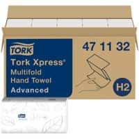 Tork Xpress Advanced Handdoeken H2 M-vouw Wit 2-laags 471132 20 Stuks à 190 Vellen