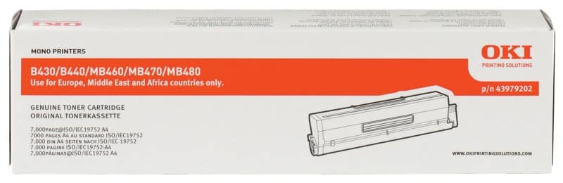 OKI 43979202 Origineel Tonercartridge Zwart