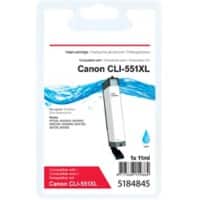 Office Depot CLI-551C XL compatibele Canon inktcartridge cyaan