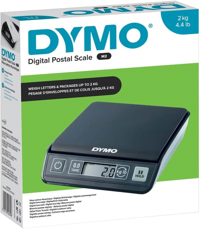 DYMO Postweegschaal M2 Zwart 2 kg