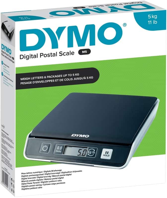 DYMO Postweegschaal M5 Zwart 5 kg