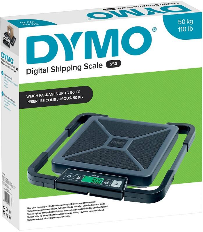 DYMO Postweegschaal S50 Zwart 50 kg