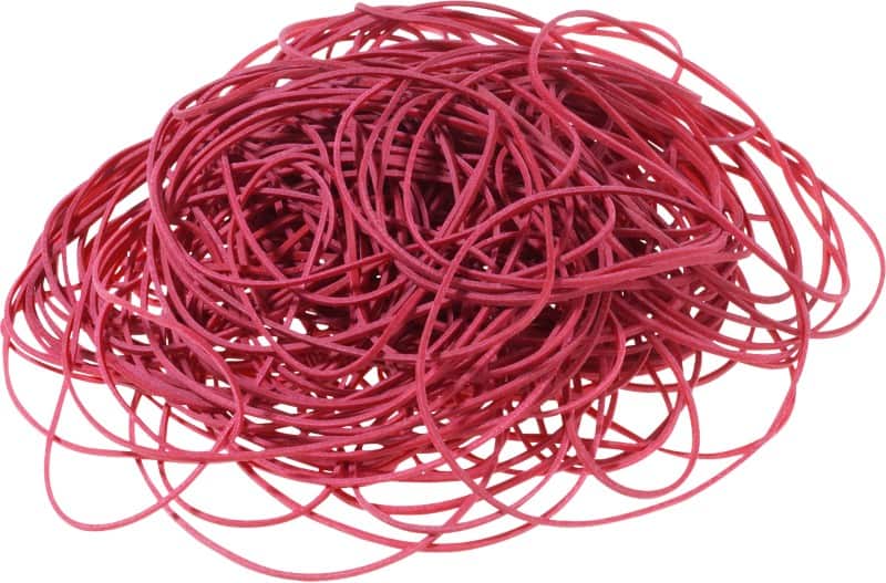 Viking Elastieken 120 x 1,5 mm Ø 80 mm Rood 500 g