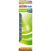 tesa Tape tesafilm Eco & Clear 57070 Transparant 15 mm (B) x 10 m (L) PP (Polypropeen) Recycled 100% 10 Rollen