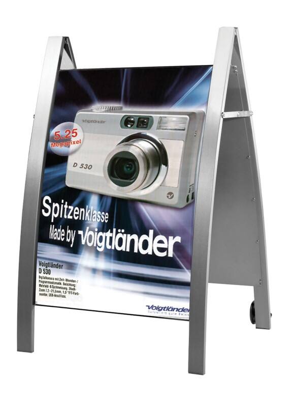 Kerkmann Boston Stoepbord Staal Zilver