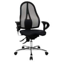 TOPSTAR Ergonomische stoel Permanent Contact Mesh Hoogteverstelbaar Zwart 110 kg Sitness 15