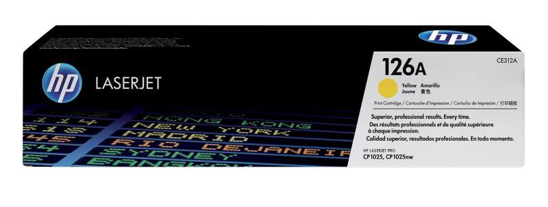 HP 126A originele tonercartridge CE312A geel