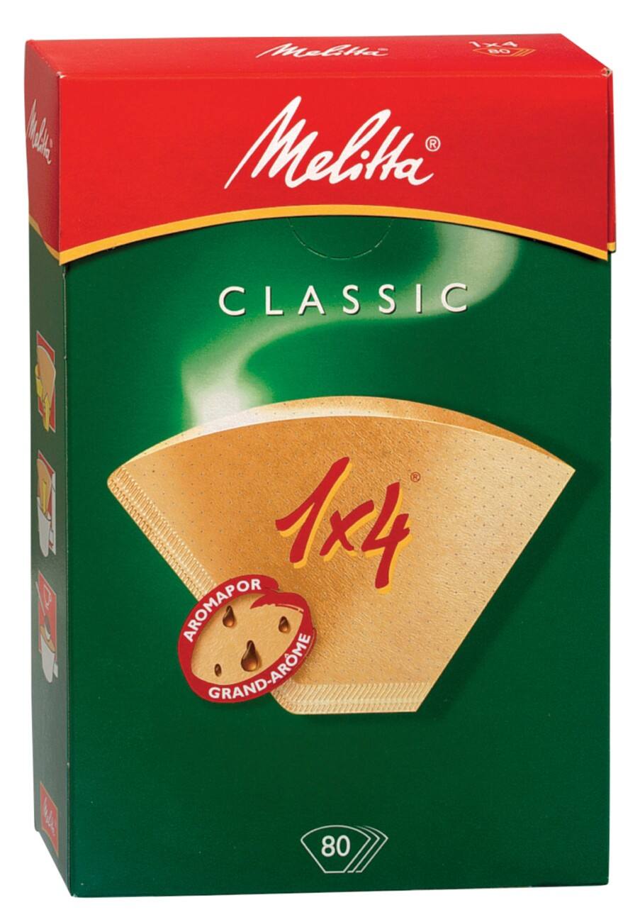 Melitta Koffiefilterzakjes Formaat 4 Bruin 80 Stuks