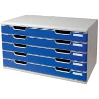 Exacompta Ladenkastje Classic 322003D PS Grijs, blauw 57,6 x 35 x 32 cm