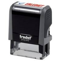 Trodat Office Printy 4912 Tekst stempel gedaan DE Blauw, Rood