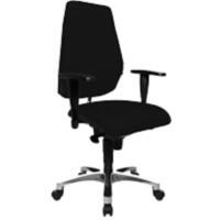 TOPSTAR Bureaustoel Synchroonmechanisme Stof In hoogte verstelbare armleuning Hoogteverstelbare zitting Zwart 110 kg Sitness 30