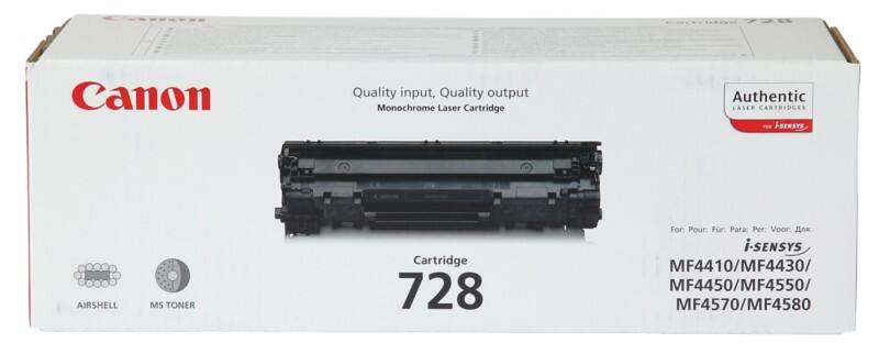 Canon 728 Origineel Tonercartridge Zwart