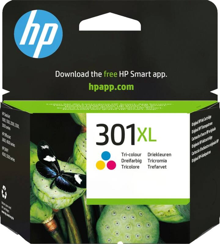 HP 301XL originele inktcartridge CH564EE cyaan, magenta, geel