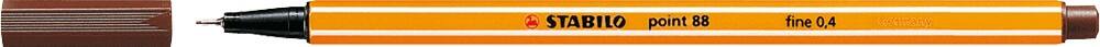 STABILO Point 88 Fineliner Bruin