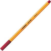 STABILO Point 88 Fineliner 0,4 mm Ronde punt Rood