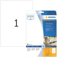 HERMA Etiketten 10911 Klevend A4 Wit 210 x 297 mm  25 Vellen à 1 Etiketten