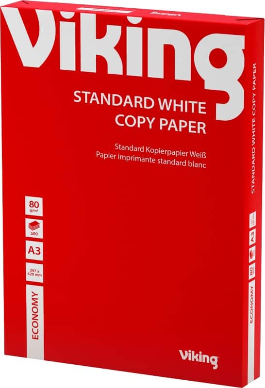 Viking Economy A3 Kopieerpapier 80 g/m² Mat Wit 146 CIE 500 Vellen