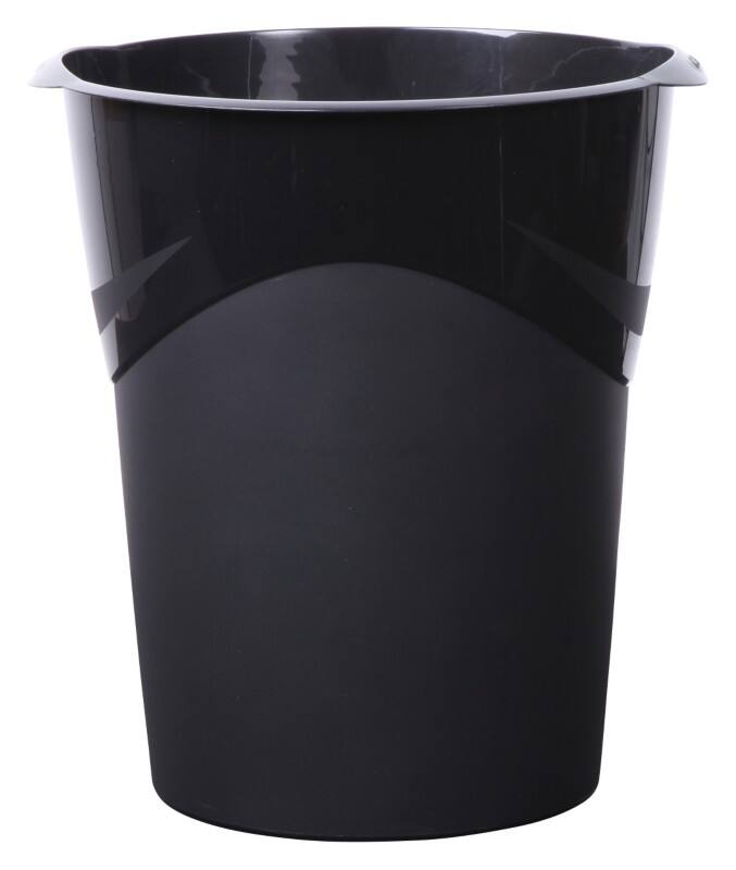 CEP Prullenbak 14 l Zwart Kunststof Pro
