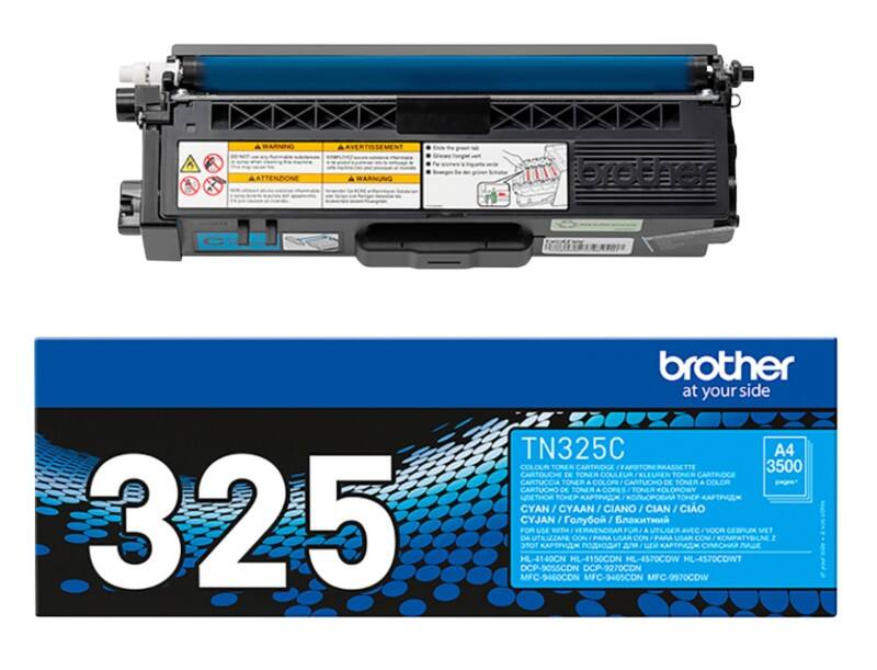 Brother TN-325C Origineel Tonercartridge Cyaan