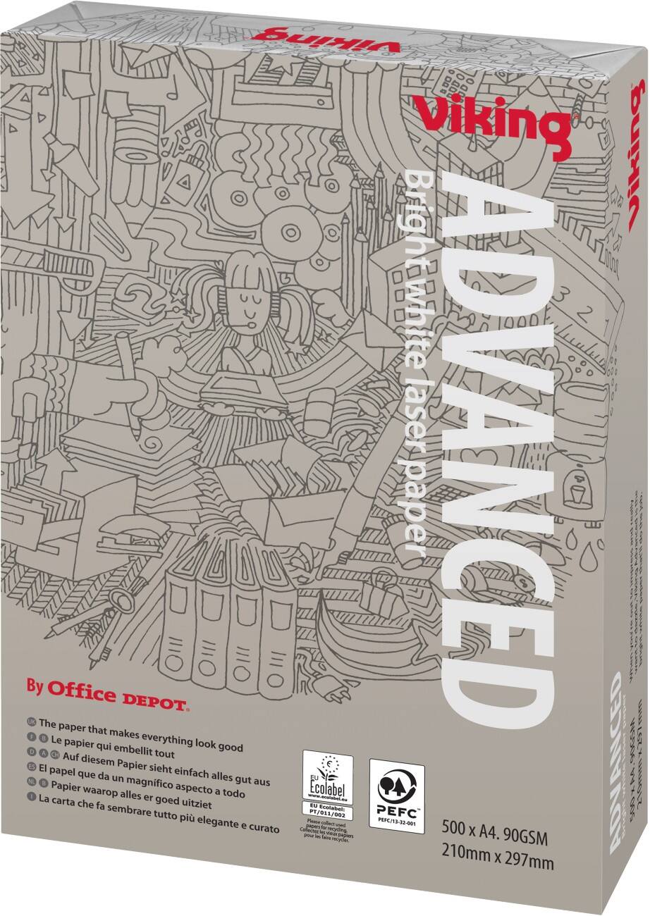 Viking Advanced print-/ kopieerpapier A4 90 gram Wit 500 vellen
