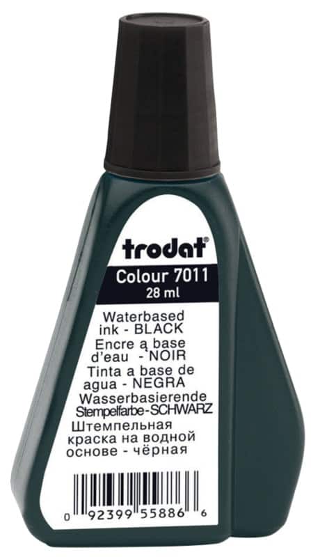 Trodat 7011 Stempelinkt Zwart 7 x 11 cm 28 ml