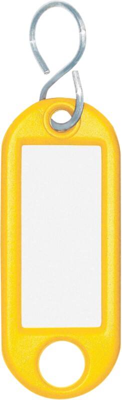 WEDO Sleutelhangers Geel 10 Stuks