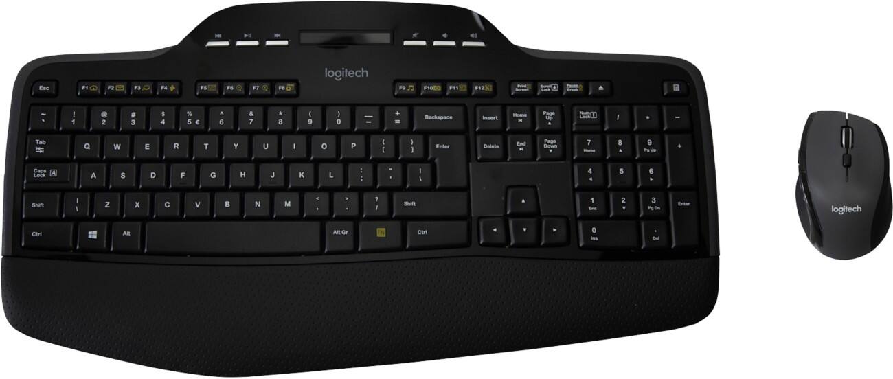Logitech Toetsenbord + muis Draadloos MK710 QWERTY US