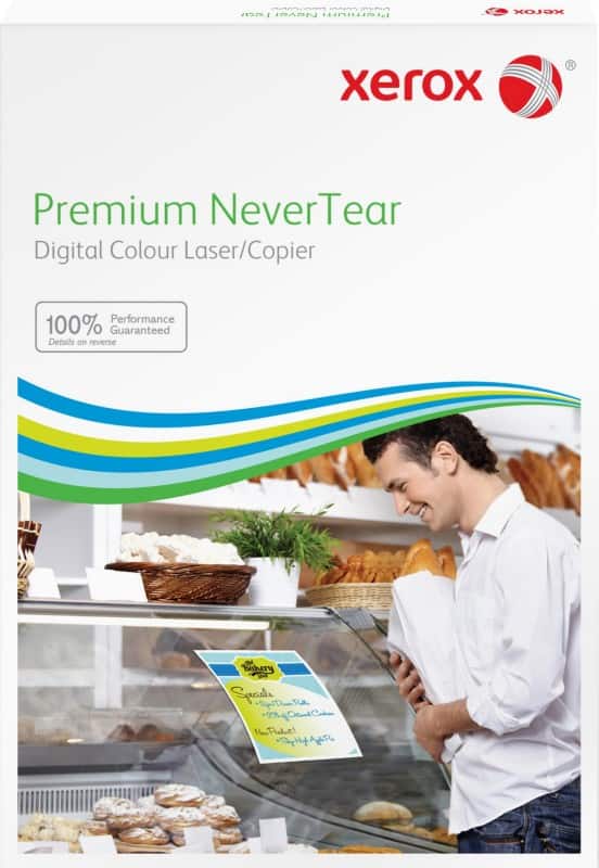Xerox Premium NeverTear Synthetisch Polyester print-/ kopieerpapier 003R98059 Mat 120mu 160 gram A3 120µm Wit 100 vellen