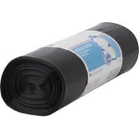 Viking LD Vuilniszakken 240 l Trekbandsluiting Zwart PE (polyethyleen) 65 micron 10 Stuks