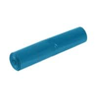 Viking Vuilniszakken 180 L Trekbandsluiting Blauw LDPE (Lagedichtheidpolyetheen) 60 micron 5 Rollen à 10 Stuks