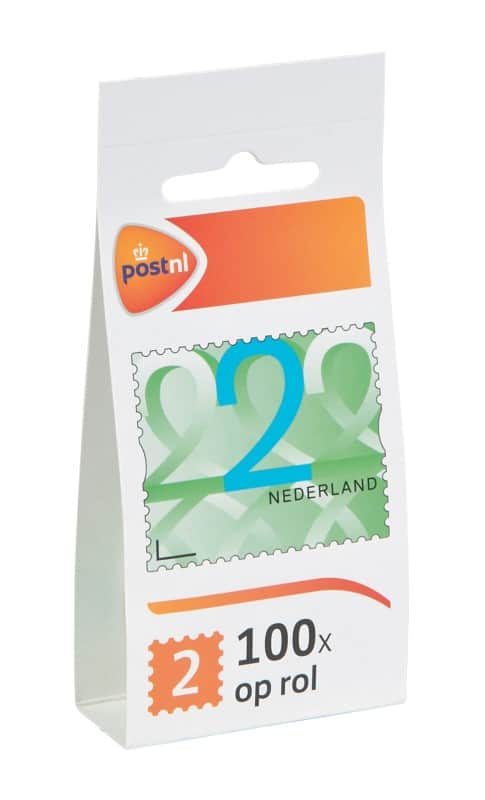 PostNL Postzegelrol Nederland Waarde 2 100 stuks Zelfklevend | Viking Direct