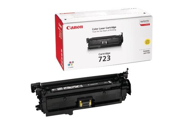 Canon CRG 723Y Origineel Tonercartridge Geel