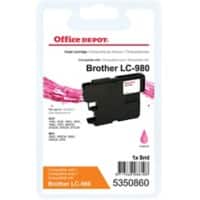 Office Depot Compatibel Brother LC980M Inktcartridge Magenta