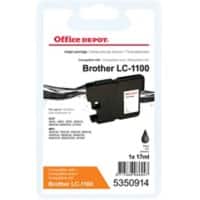 Office Depot Compatibel Brother LC1100BK Inktcartridge Zwart