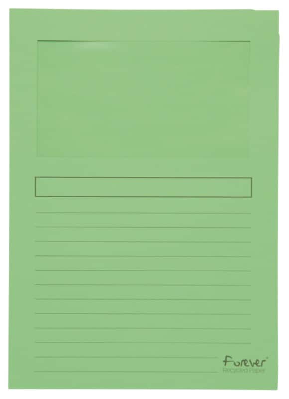 Exacompta Forever Showtas A4 Groen Papier 100% gerecycled 120 g/m² 100 Stuks