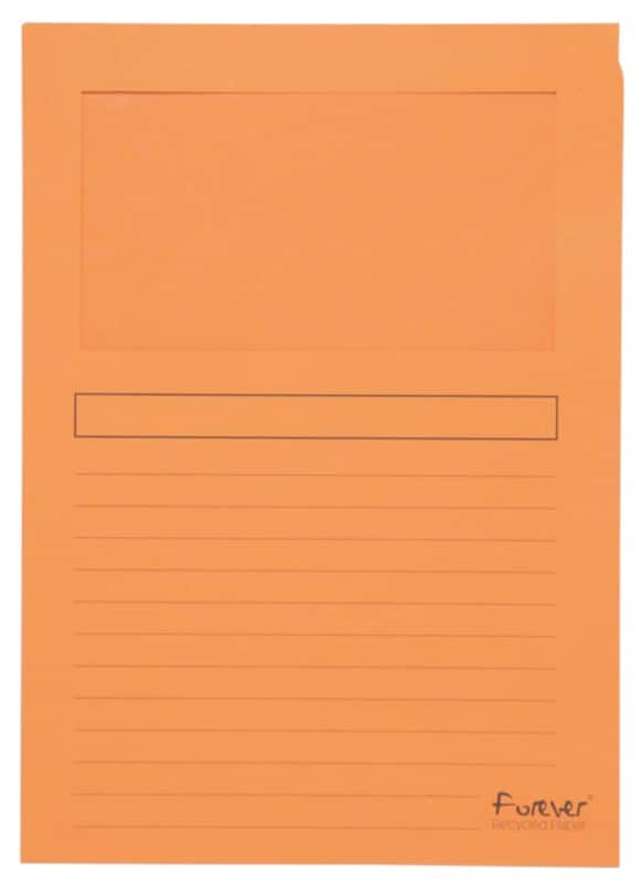 Exacompta Forever Showtas A4 Oranje Papier 100% gerecycled 120 g/m² 100 Stuks