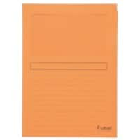 Exacompta L-mappen 50104E A4 Oranje Recycled papier Met venster 22 x 31 cm 100 Stuks