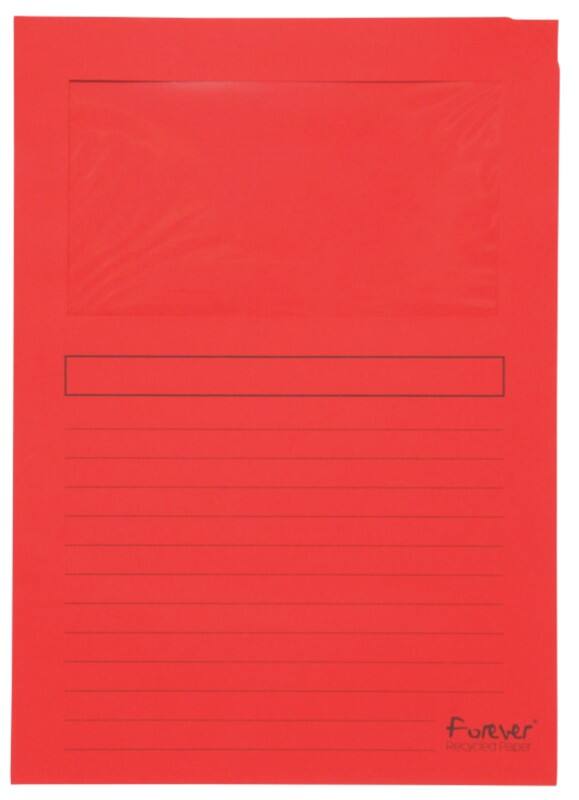 Exacompta Forever Showtas A4 Rood Papier 100% gerecycled 120 g/m² 100 Stuks