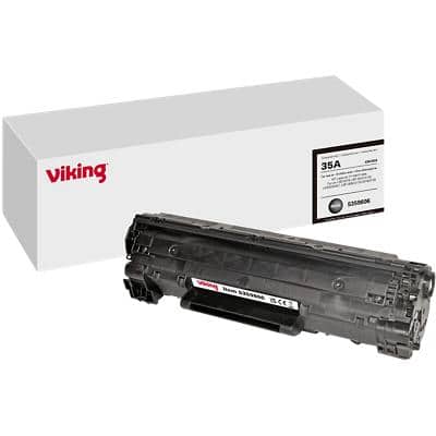 Compatibel Viking HP 35A Tonercartridge CB435A Zwart