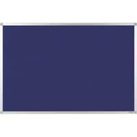 Viking Vilt Prikbord Niet magnetisch Wandmontage 90 (B) x 0,81 (D) x 60 (H) cm Aluminium Blauw