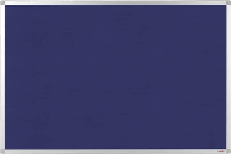 Viking Vilt Prikbord Niet magnetisch Wandmontage 60 (B) x 0,81 (D) x 45 (H) cm Aluminium Blauw