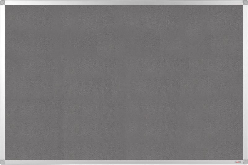 Viking Vilt Prikbord Niet magnetisch 120 (B) x 0,81 (D) x 90 (H) cm Aluminium Grijs