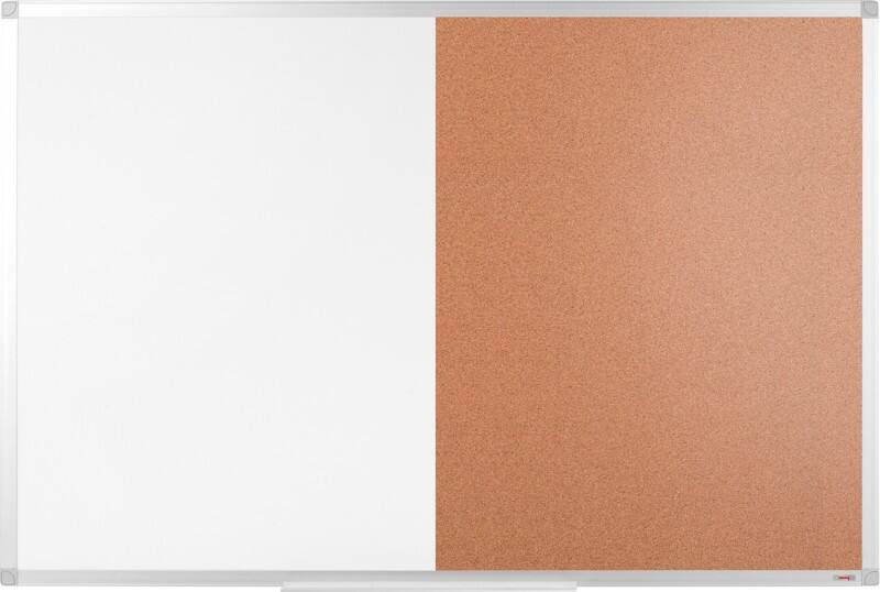 Viking combinatiebord voor wandmontage, 1200 x 900 mm bruin, wit